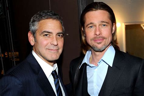 george clooney and brad pitt.